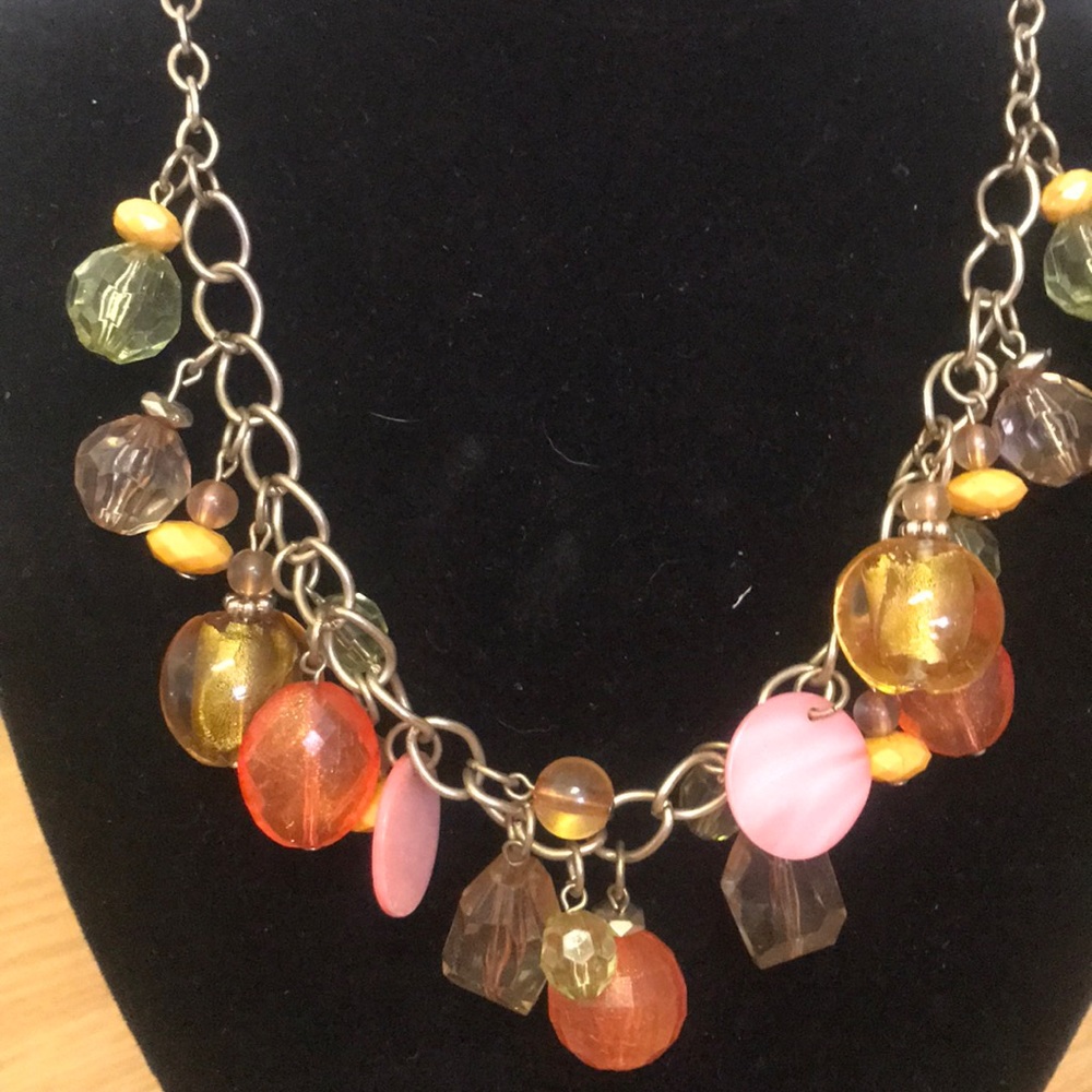 Multi colored necklace